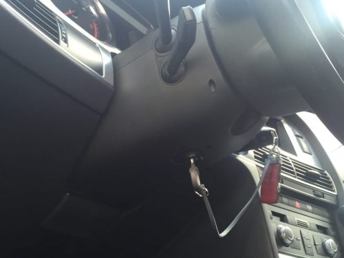 Audi A6 kormányoszlop-zárral