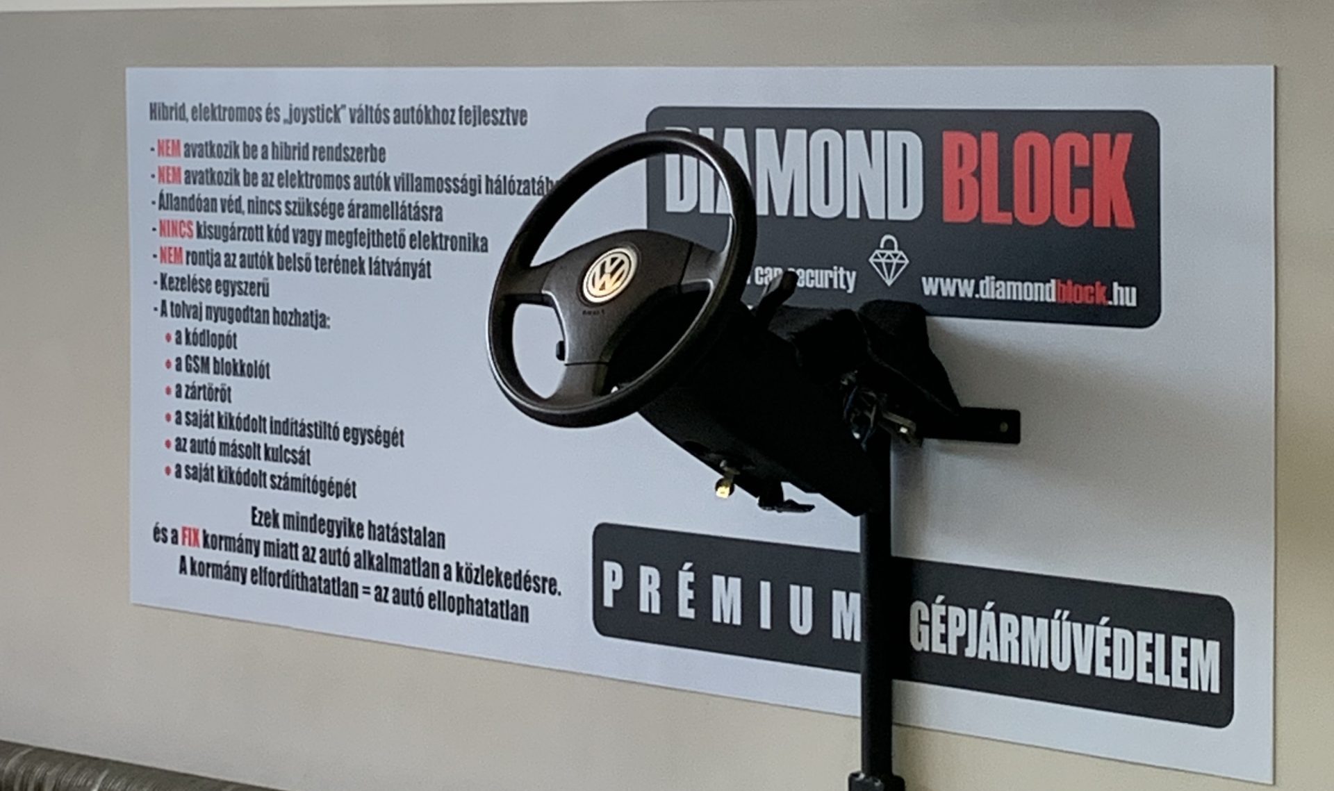 kormányoszlop zár - váltózár helyett